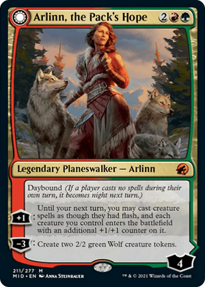 Arlinn, the Pack's Hope // Arlinn, the Moon's Fury