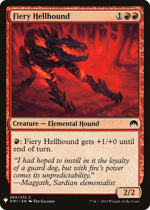 Fiery Hellhound