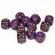 Hurricane: Speckled D6 Set of 12