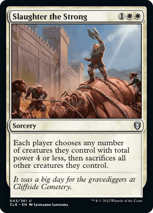 Slaughter the Strong