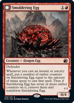 Smoldering Egg // Ashmouth Dragon