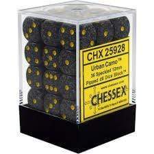 Speckled D6 Set of 36 : Urban Camo