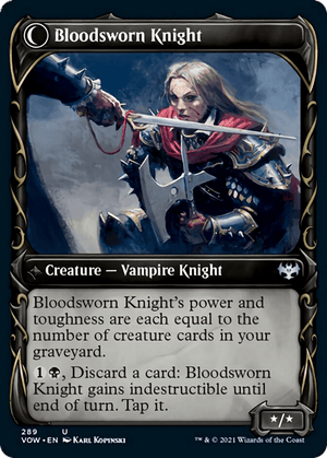 Bloodsworn Squire // Bloodsworn Knight