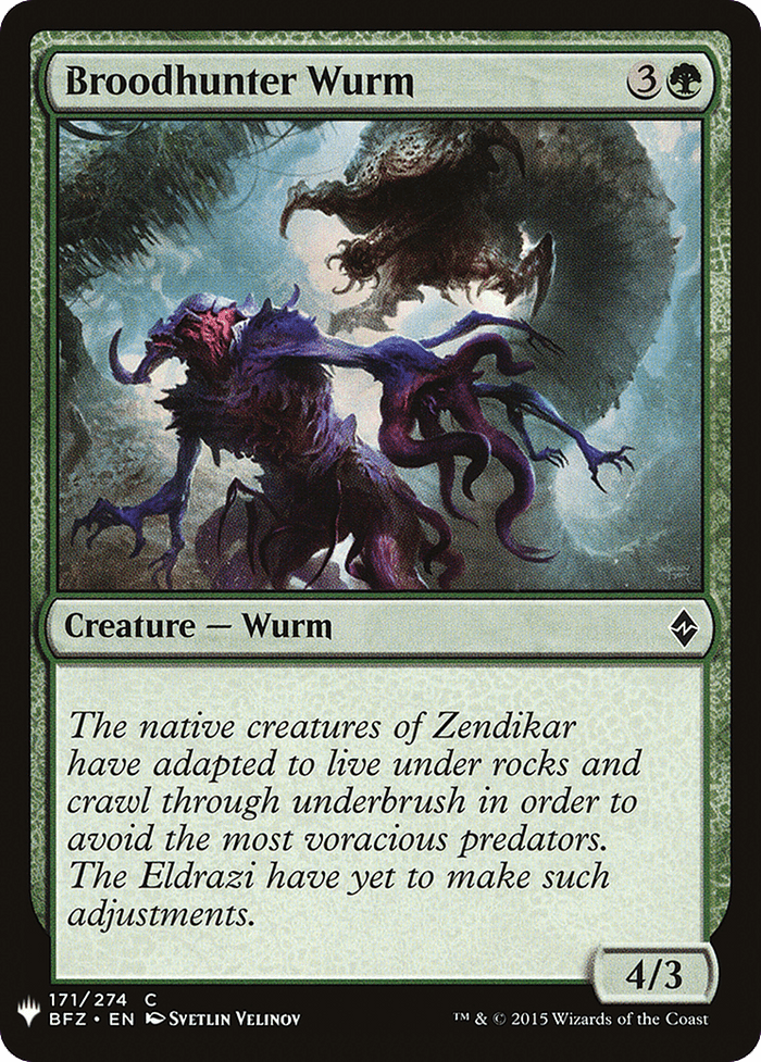 Broodhunter Wurm