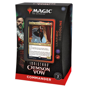 Magic: The Gathering Innistrad: Crimson Vow Commander Deck – Vampiric Bloodline (Black-Red)