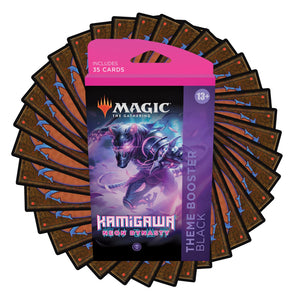 Magic: The Gathering Kamigawa: Neon Dynasty Black Theme Booster (35 Cards)