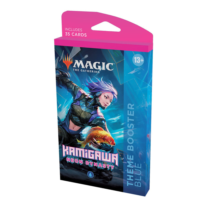 Magic: The Gathering Kamigawa: Neon Dynasty Blue Theme Booster