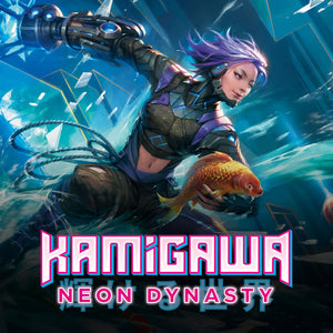 Magic: The Gathering Kamigawa: Neon Dynasty Blue Theme Booster (35 Cards)