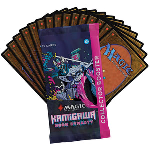 Magic: The Gathering Kamigawa: Neon Dynasty Collector Booster | 15 Magic Cards