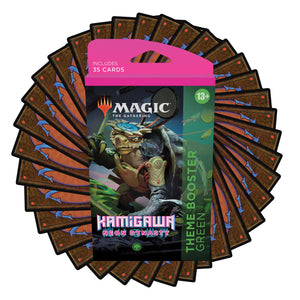 Magic: The Gathering Kamigawa: Neon Dynasty Green Theme Booster (35 Cards)