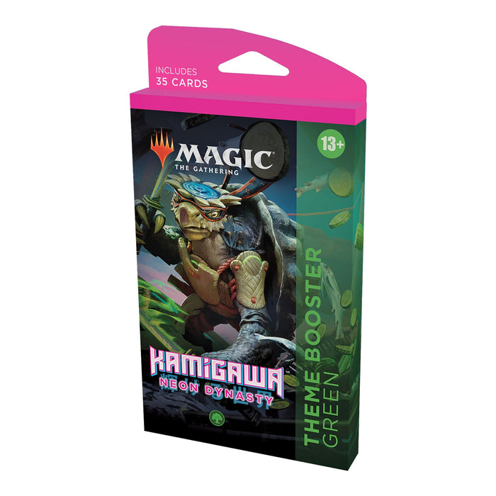 Magic: The Gathering Kamigawa: Neon Dynasty Green Theme Booster