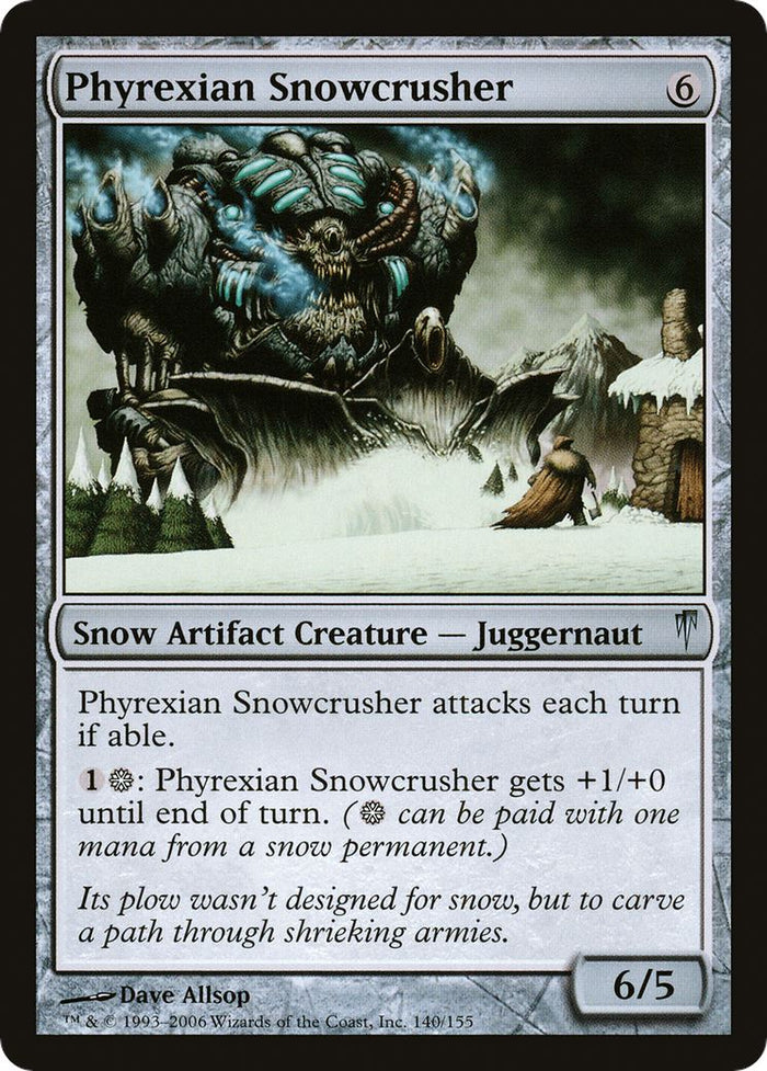 Phyrexian Snowcrusher