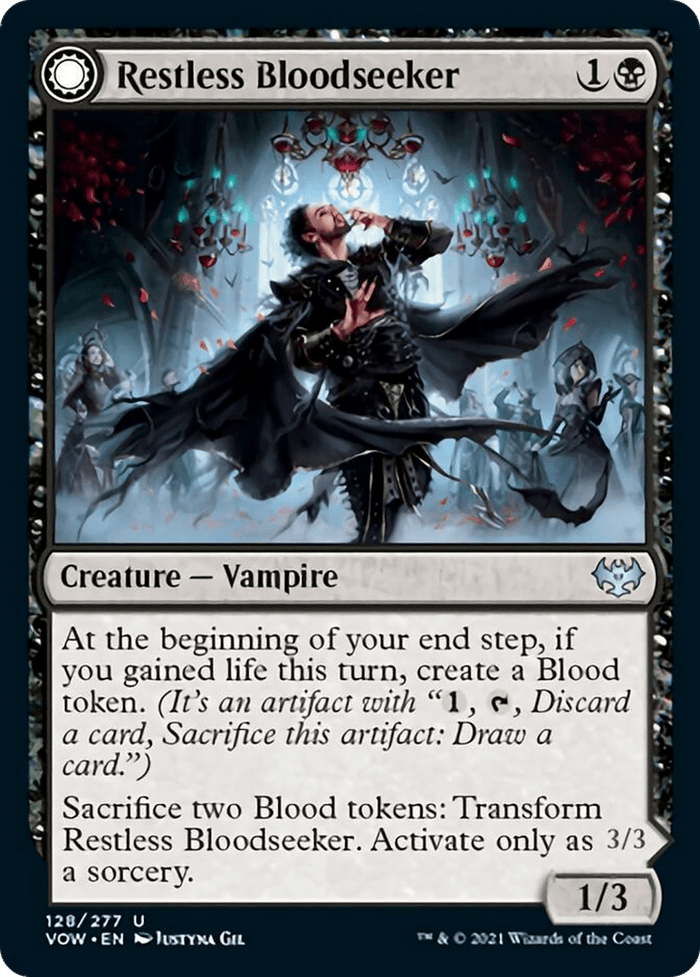 Restless Bloodseeker // Bloodsoaked Reveler