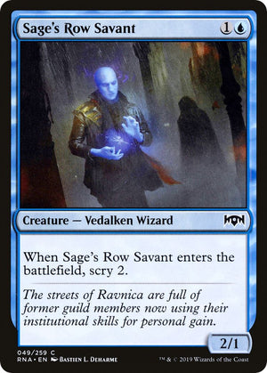 Sage's Row Savant