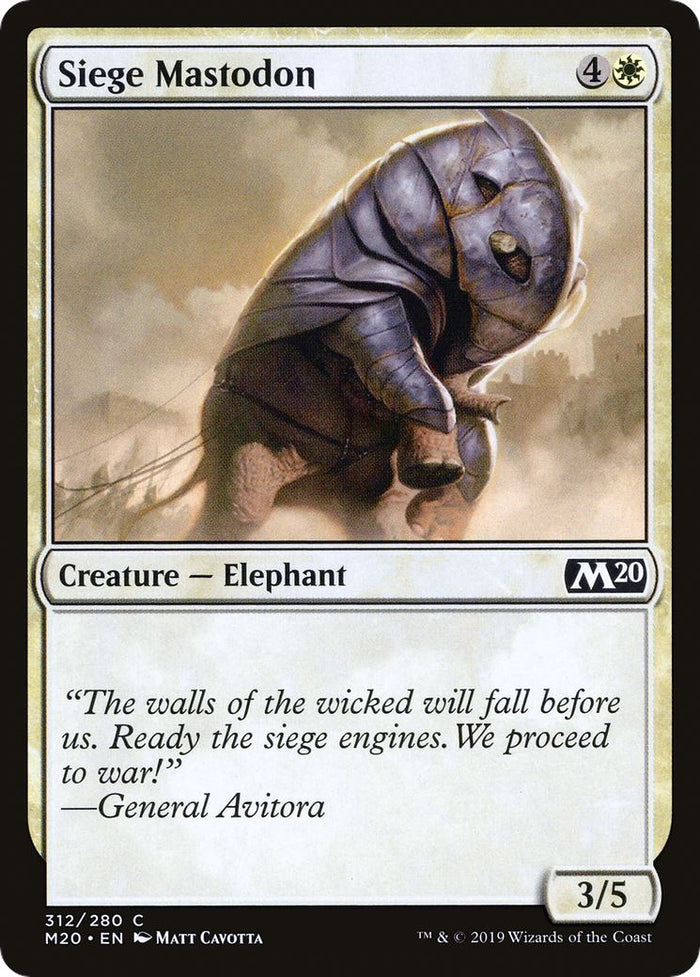 Siege Mastodon