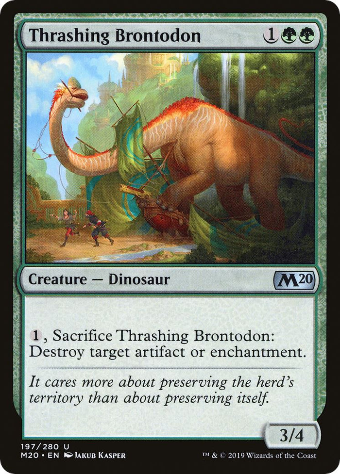 Thrashing Brontodon