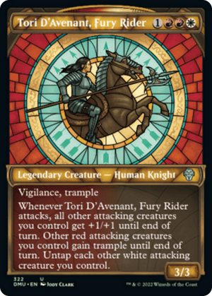 Tori D'Avenant, Fury Rider