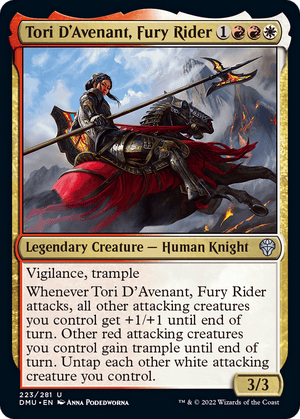 Tori D'Avenant, Fury Rider