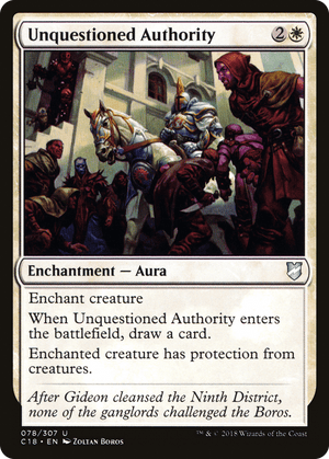 Unquestioned Authority