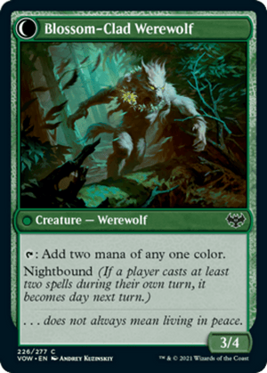 Weaver of Blossoms // Blossom-Clad Werewolf